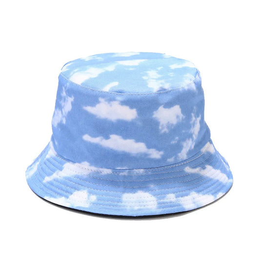 Cloud Print Bucket Hat