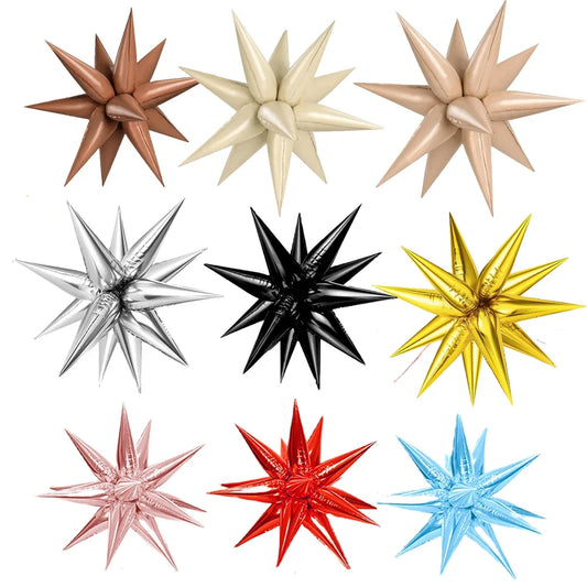 Explosion Star Foil Balloons