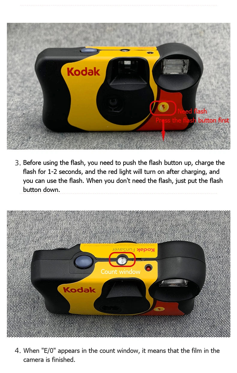 Classic Kodak Disposable Cameras