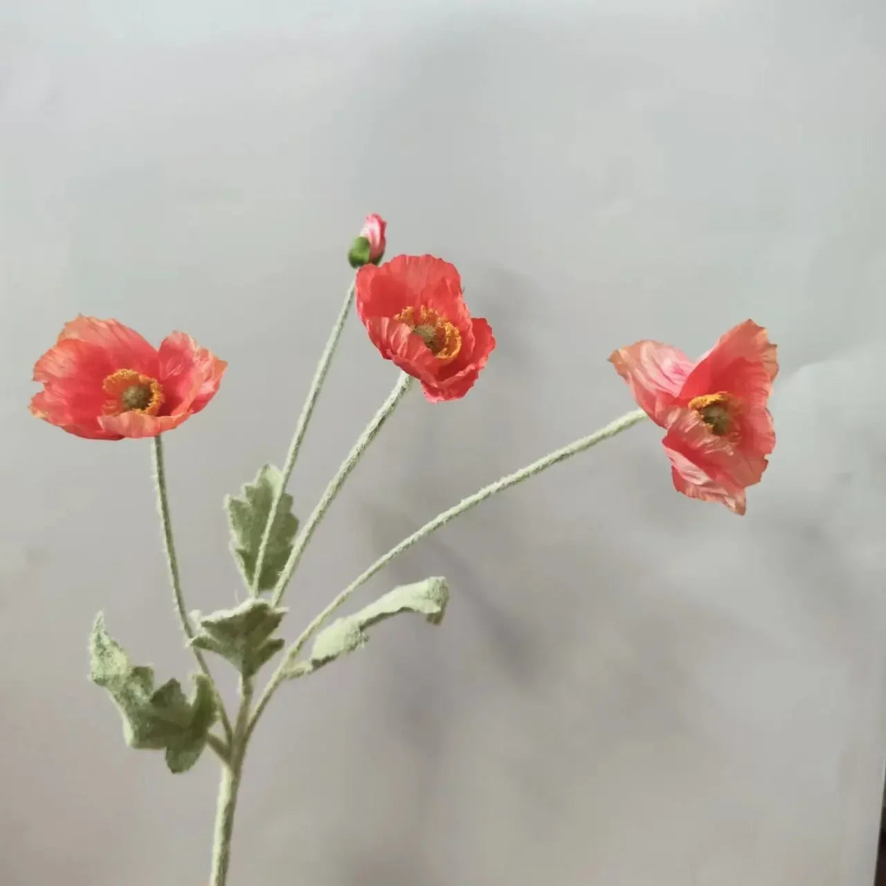 Elegant Artificial Poppy Bouquet