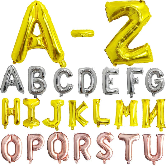 Giant Rose Gold Letter Balloons