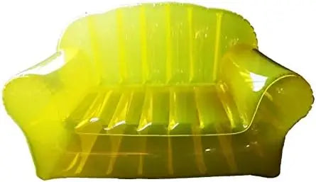 Yellow Transparent Inflatable Couch