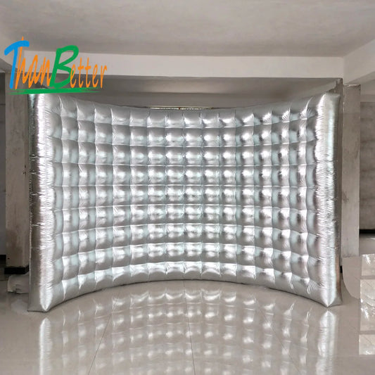 Silver Inflatable Photo Wall 3m x 2.4m