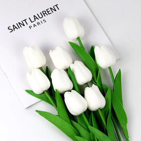 Vibrant Artificial Tulips